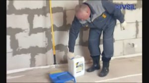 Грунтовка пола с материалами Ivsil