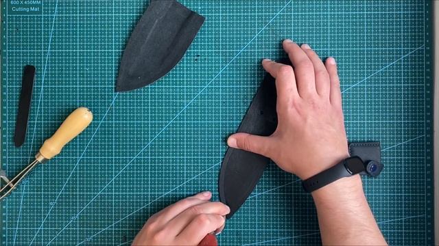 Ножны из кожи Leather sheath #leather #leathercraft #своимируками #изделияизкожи #sakhnoleathercraf