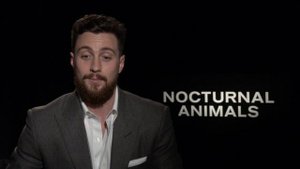 Aaron Taylor-Johnson ("Nocturnal Animals") chats villainous role in Tom Ford film
