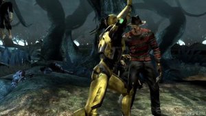 Mortal Kombat 9 - All Stage Fatalities (Including Kratos) 1080p 60FPS