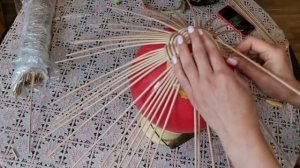 Ажурный Абажур из газетных трубочек.  Запись Эфира из VK