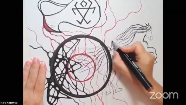 Нейрографика | Бог Чернобог | Cлавянский Бог
