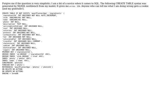 Databases: Create Table not working смотреть онлайн