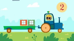 Развивающие мультики для детей малышей – Удивительная стройка - Учимся считать и складывать числа