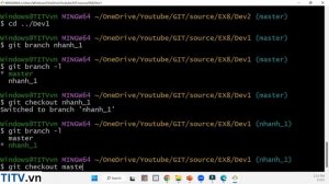 Học Git và Github - Bài 11. Branches - cách làm việc với nhiều nhánh trong Git