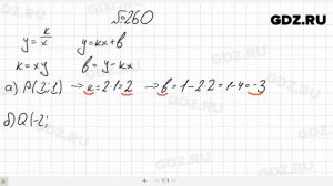 № 260- Алгебра 8 класс Макарычев