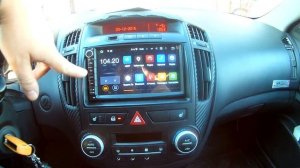 2din универсальная автомагнитола на android 5.1 в kia ceed часть 1