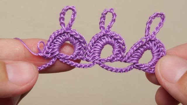 Всего 1 ряд! Ажурный УЗОР крючком ПРОСТОЕ ВЯЗАНИЕ для начинающих  EASY Pattern Crochet for beginner