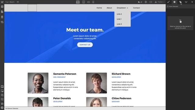 Dropdown navigation menu - Web design tutorial смотреть онлайн