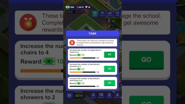 Idle School Tycoon - Gameplay / Walkthrough Part 1 (IOS & Android Game) смотреть онлайн