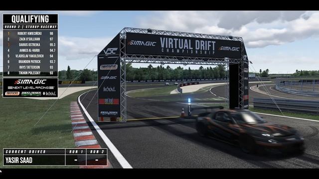 @virtualdriftchampionship RD 2 STURUP 2ND PLACE QUALIFYING RUNS! ANOTHER 97 POINT RUN! смотреть онлайн
