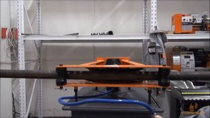 Трубогиб пневмогидравлический Stalex HB-12Q. Пневматический режим - круглая труба 62 мм