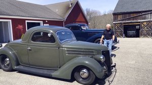 Wayne Carini's Lincoln Model K and 1936 Ford hotrod - more similar than you might think!
