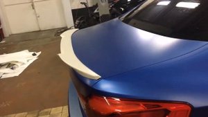 Спойлер на крышку багажника BMW G30 V-optic