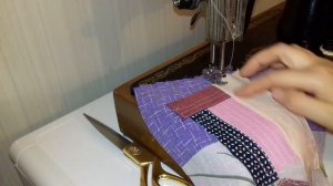 #408. ЛОСКУТНЫЙ БЛОК техника "GO". Лоскутное творчество. Печворк.ШЬЁМ!