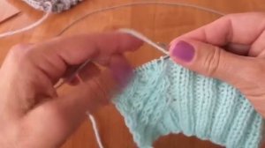 Узор БИЦЕПСЫ. Вязание спицами.mp4