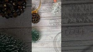 Новогодняя игрушка из бусин, шар из бусин. Мой инстаграмм DiNur_bag #beadsbag #tutorial #fyp