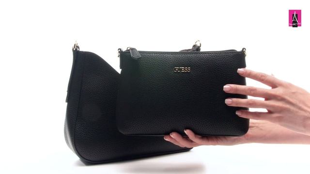 Видеообзор I Женские сумка с ручками GUESS ECO BRENTON HOBO 3180368 смотреть онлайн