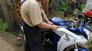 Как снять карбюратор на IRBIS 250 часть 2