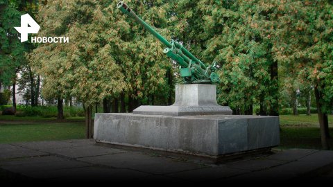 В латвийском Екабпилсе сносят памятник советским воинам-освободителям / РЕН Новости