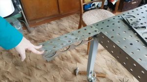 Оснастка для сварочного стола. Варим подставку под ПВК.