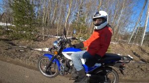 Открываем мото сезон 2022г. Альфа. Зимний бернаут.