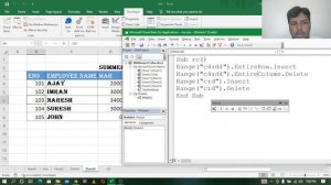 EXCEL IN VBA TELUGU PART - 10 || ROWS & COLUMNS || INSERTING ROWS & COLUMNS || HIDING ROWS & COLUMN