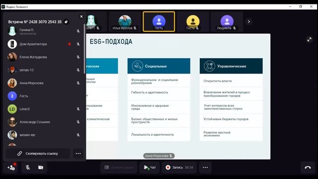 Анна Морозова «Город как экосистема»