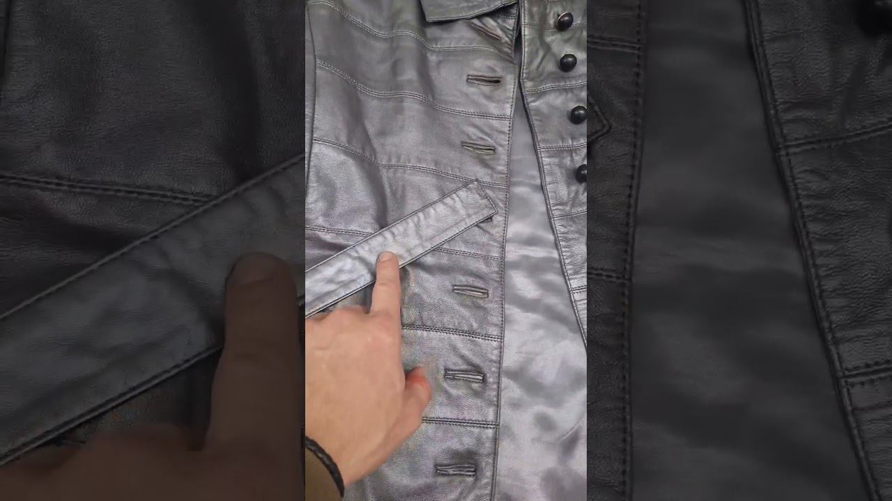 Реставрация кожаной куртки #реставрациякожи #letech #кожаныеизделия #detailing #реставрацияодежды