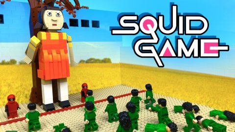 ИГРА В КАЛЬМАРА . ЛЕГО Мультфильм по сюжету сериала. LEGO Squid Game . Stop Motion Animation