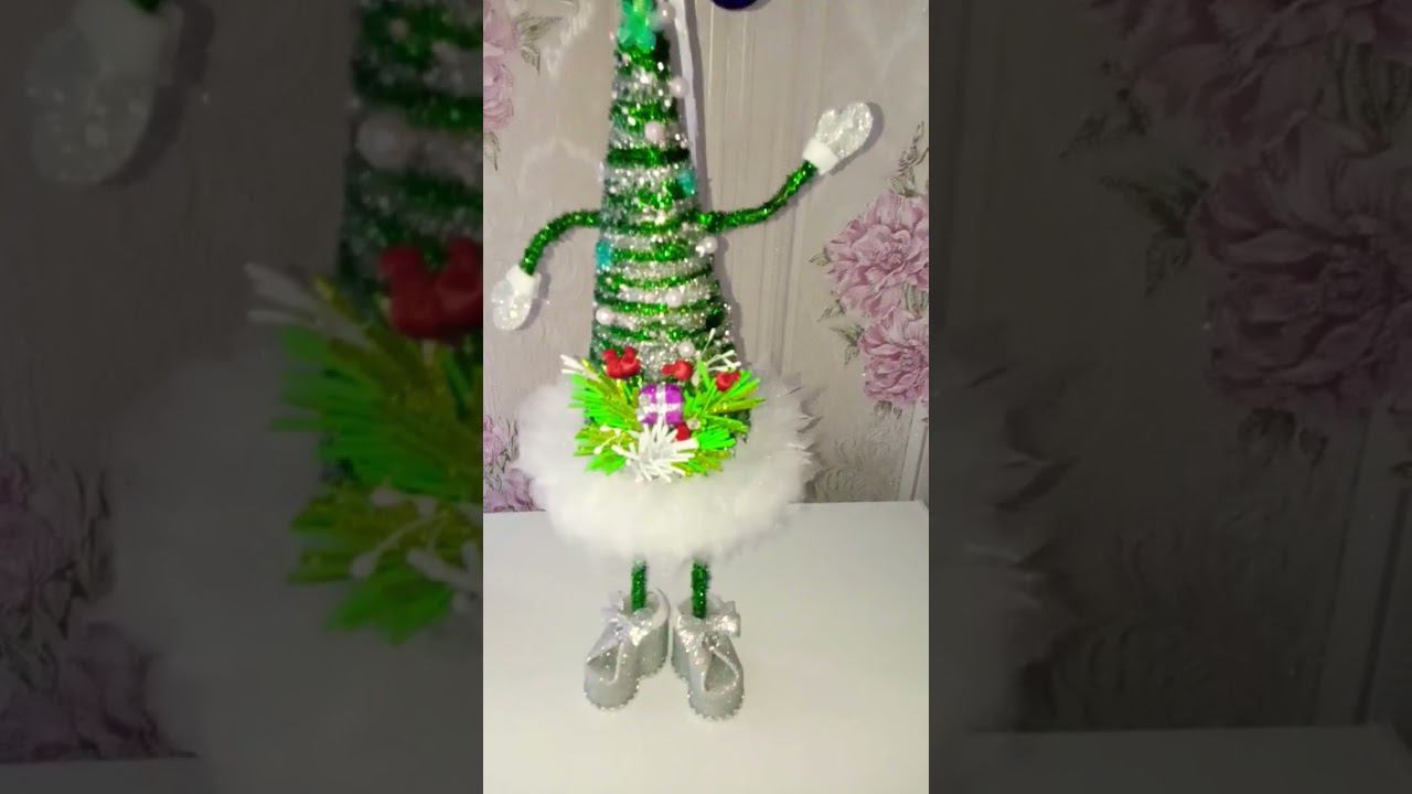Ёлочка топотушкаидея поделки в садик на новый год☃️ смотреть онлайн