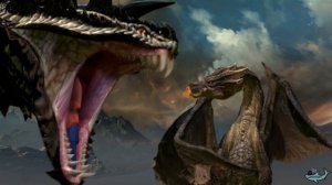 Dalamadur yelling at Fatalis [Warning: Ears will be hurt]