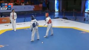 Wuxi 2018 World Taekwondo Grand Slam -49kg FEM Rukiye YILDIRIM(TUR) vs Kristina TOMIC(CRO)