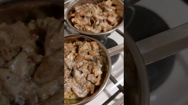 жульен из шампиньонов за полчаса #быстроивкусно  #жульенсгрибами
