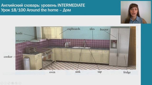Around the home || Дом || Английский словарь: уровень INTERMEDIATE || Урок #18