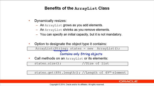 Overview of the ArrayList Class in Java