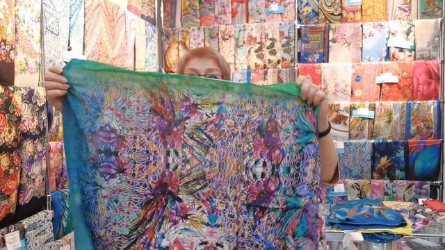 Палантин вискоза. Павловопосадские платки в Минске. Алёна смотреть онлайн