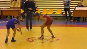 Вольная борьба.   Чебоксары. 22.12.2015. Турнир среди мальчиков и девочек. Девочки свыше 25кг.