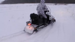 Катаемся на снегоходе Тайга "Варяг" 550 20.01.18.