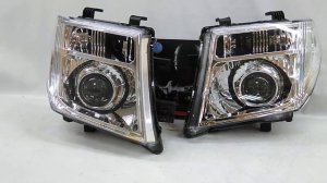 Nissan Pathfinder R 51 фары светодиодные