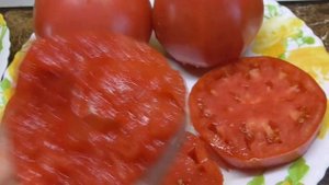 Томаты, проверенные временем. Томат Фиделио - розовый, крупный, мясистый. Дегустация.