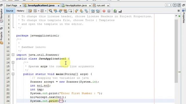 swapping two variables in java смотреть онлайн
