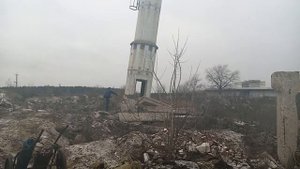 Демонтаж трубы котельной