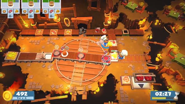Overcooked 2 - Level 2-6 4 stars solo