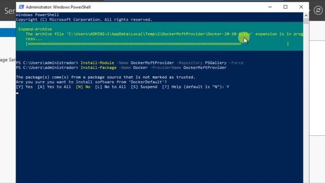 Instalación y Configuración de Docker en Windows Server 2019 con PowerShell смотреть онлайн
