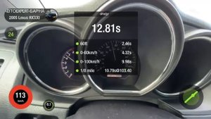 Разгон Lexus RX330, 2005 год, 3.3 литра, 230 л.с., 4WD 5AT, 0 - 100 км/ч, 402 метра.