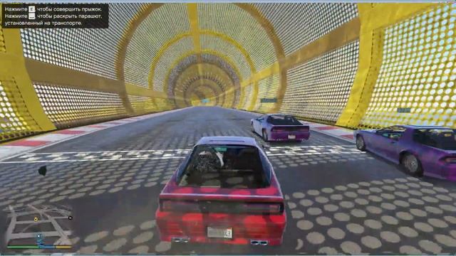 Grand Theft Auto V Online Енотный и Ромыч эпичные гонки и паркур смотреть онлайн