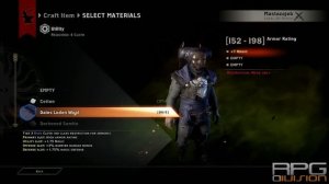 Dragon Age Inquisition - Class Unrestricted Armor Crafting Guide