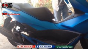 PCX 150 HONDA New Blue Color Original Walkaround KS Sticker