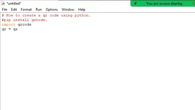 Write a Python program to Create a QRCode || QRCODE using python